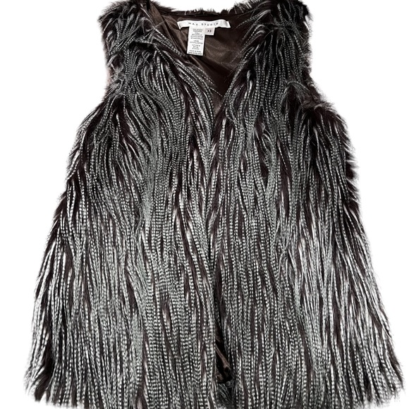 Max Studio Fur Vest - Size XS - Picture 2 of 5